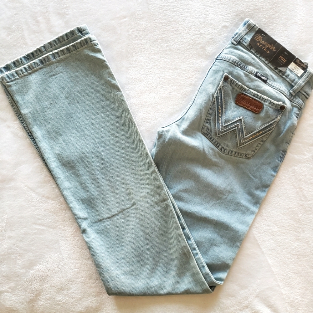 Wrangler Light Blue Boot Cut Jeans